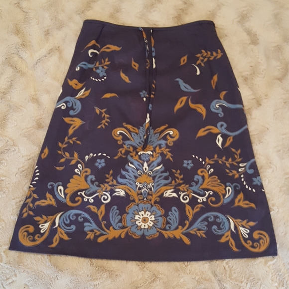 Talbots Dresses & Skirts - Talbots skirt sz 10 purple/gold/blue